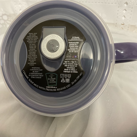 Disney Dining Nightmare Before Christmas Ceramic Soup Mug With